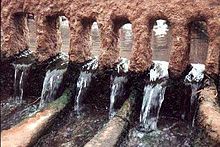 Jahrtausende alte Bewässerungsanlagen
